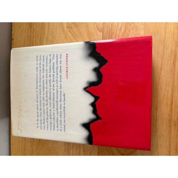 The War Against The Jews 1933-1945 By Lucy S. Dawidowicz Hardcover Book 1975 - Picture 6 of 16